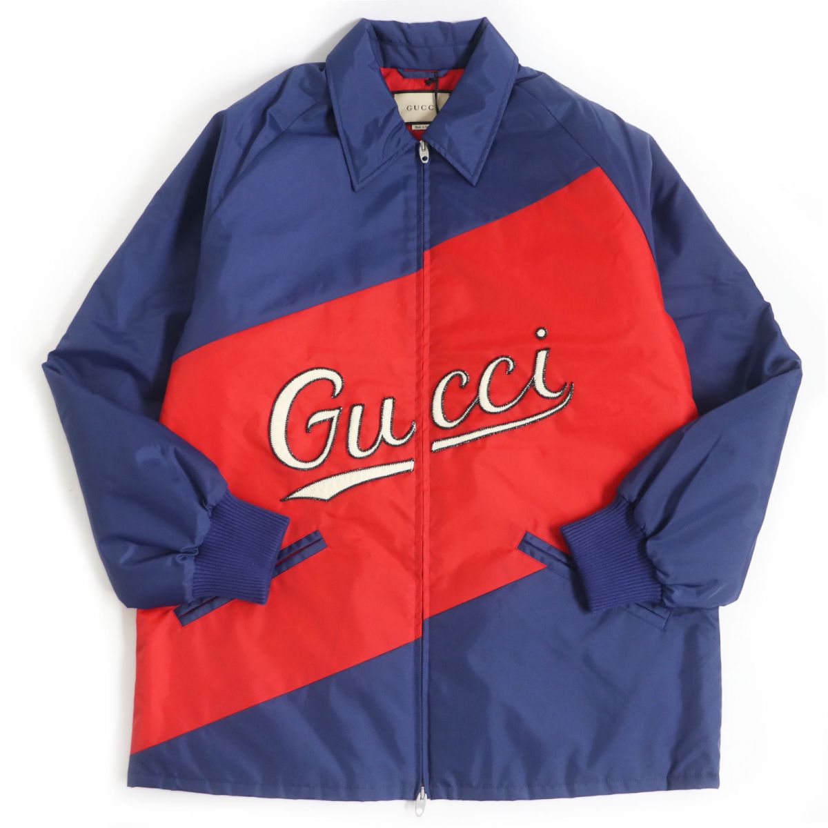 Gucci Nylon WZIP Padded Blouson Jacket 44