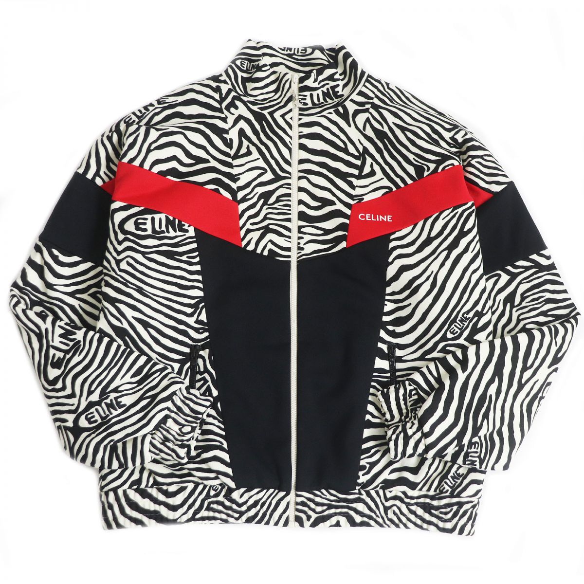 Celine Zebra Print Double-Face Jacket L