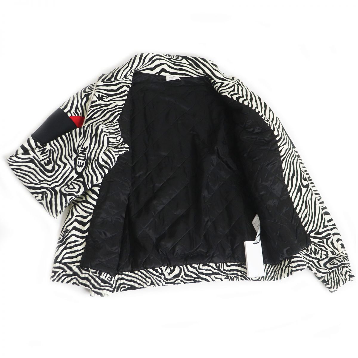 Celine Zebra Print Double-Face Jacket L