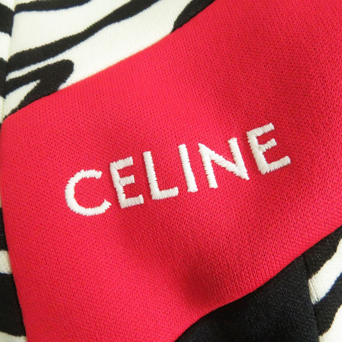 Celine Zebra Print Double-Face Jacket L