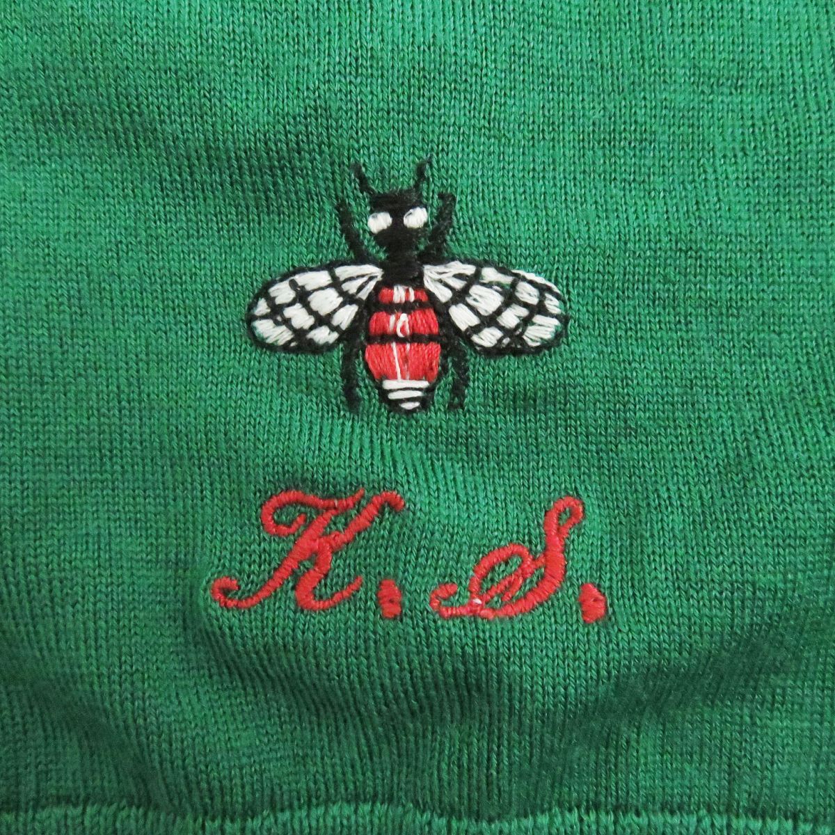 Gucci DIY 509980 Insect Embroidery Wool Sweater L