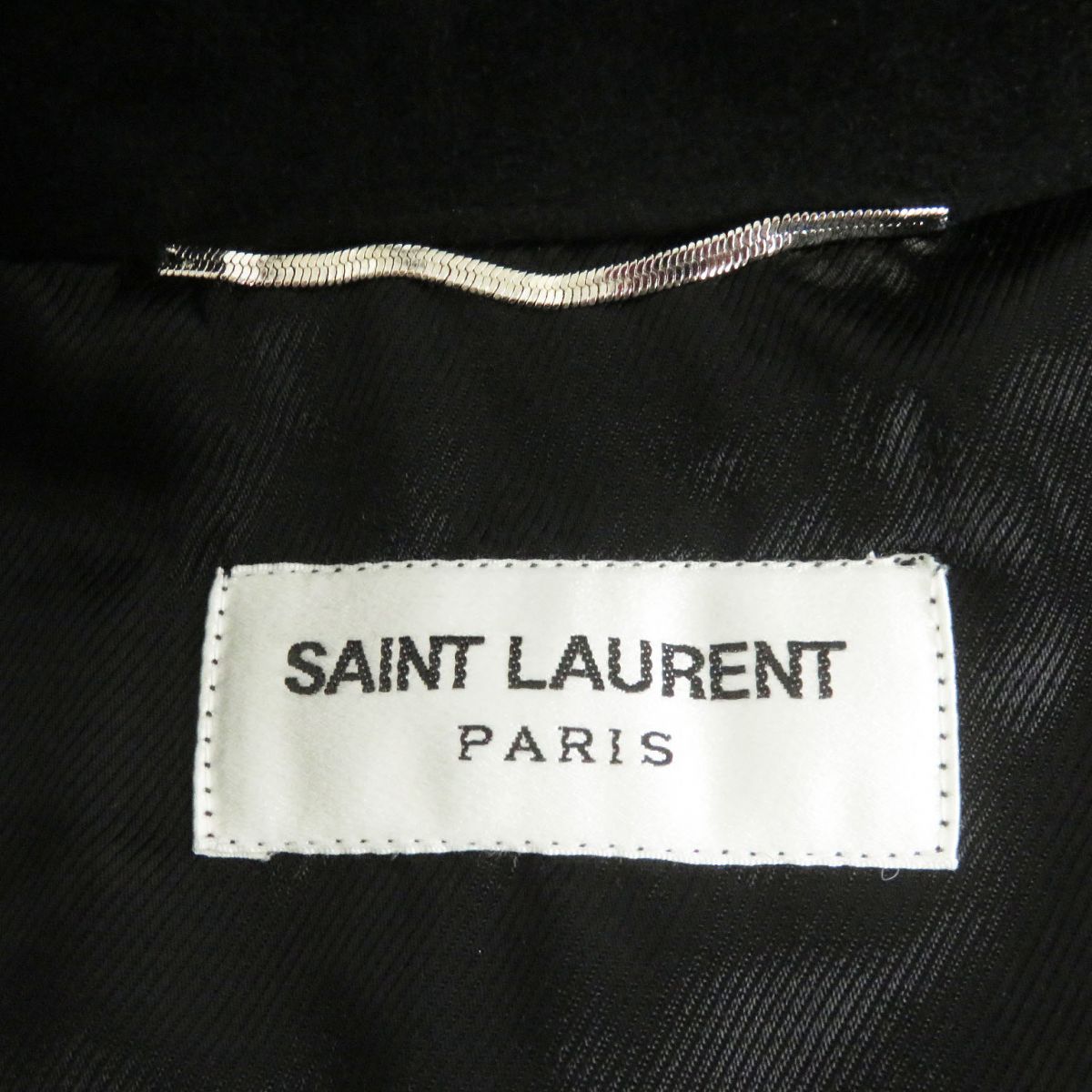 Saint Laurent Goatskin Suede Jacket Black