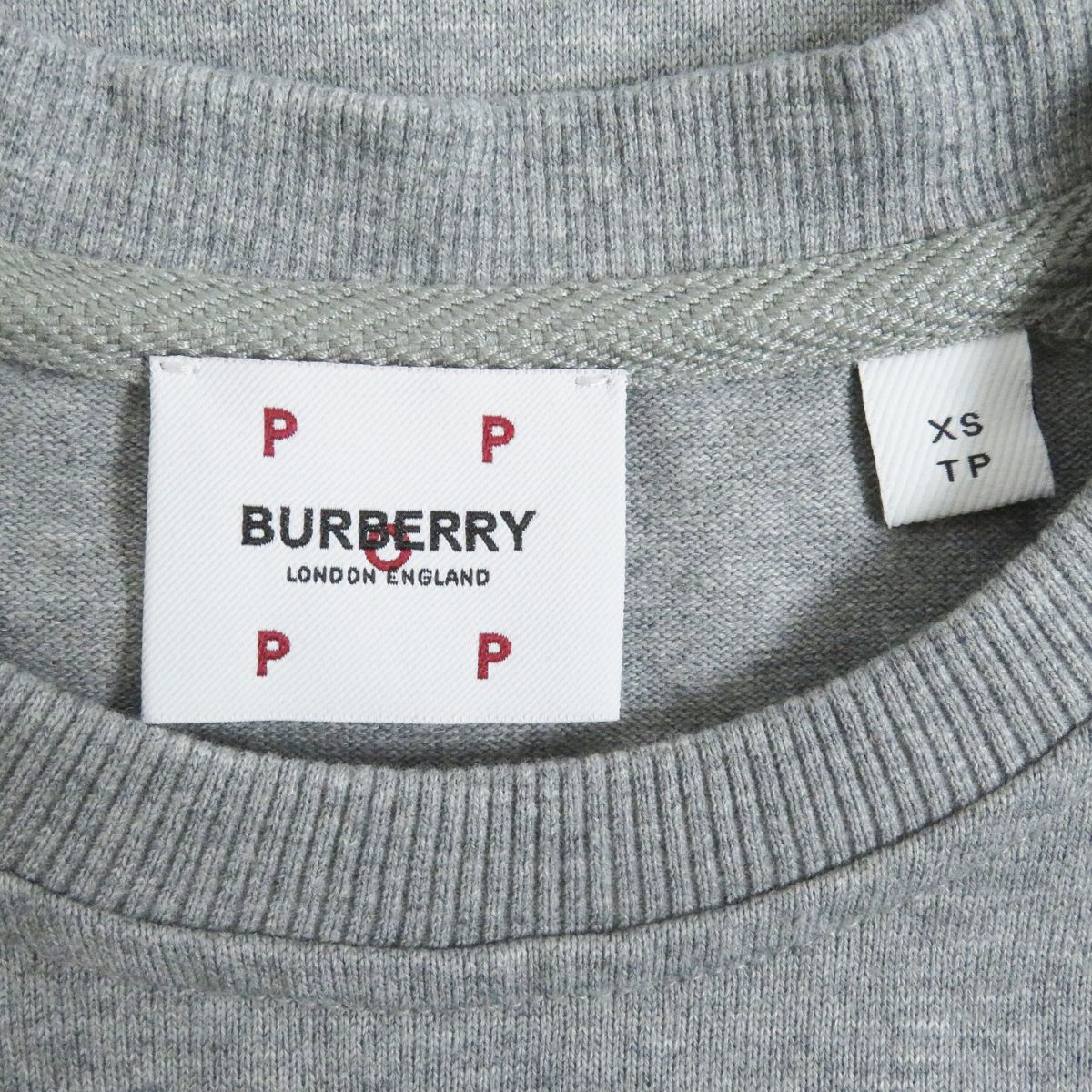 Burberry XS Logo Print Sweatshirt Grey