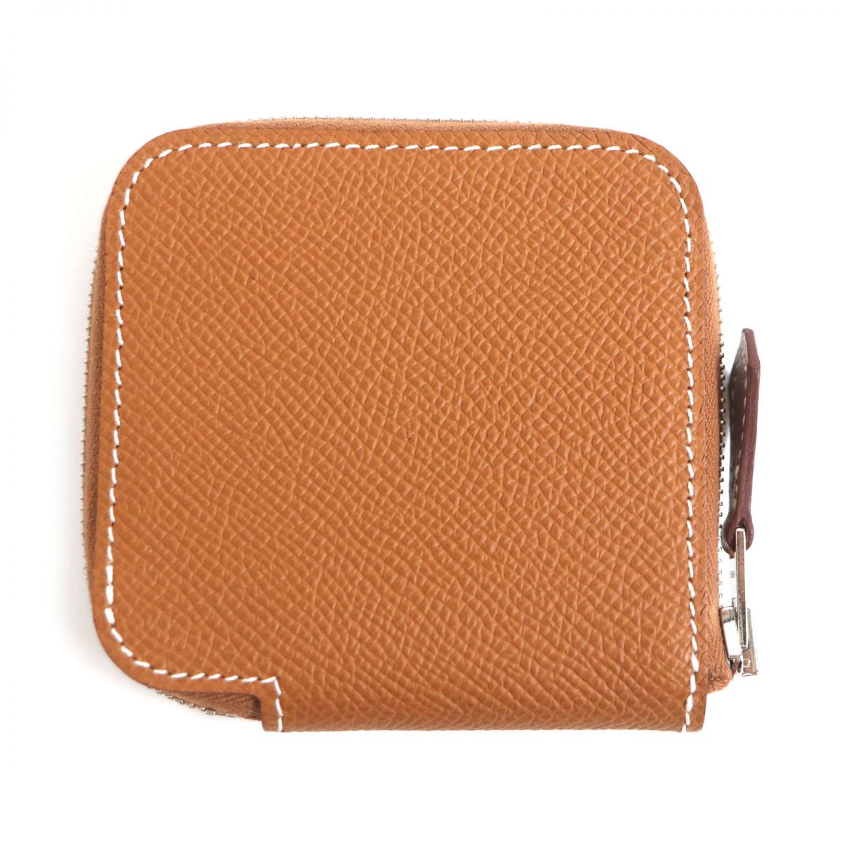 Hermes Azap Compact Mini Epsom Leather Wallet