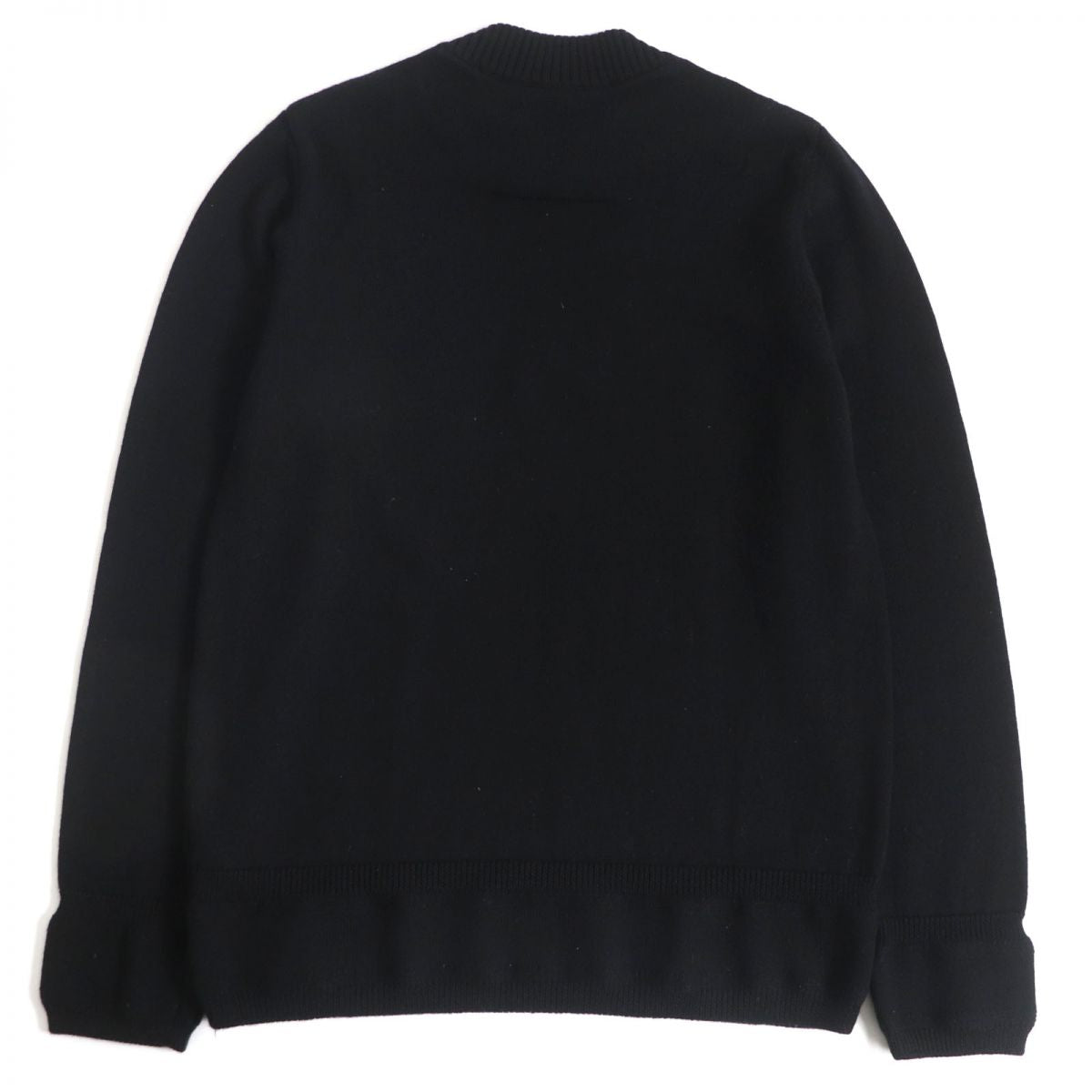 Givenchy Wool Logo Crew Neck Sweater Black M