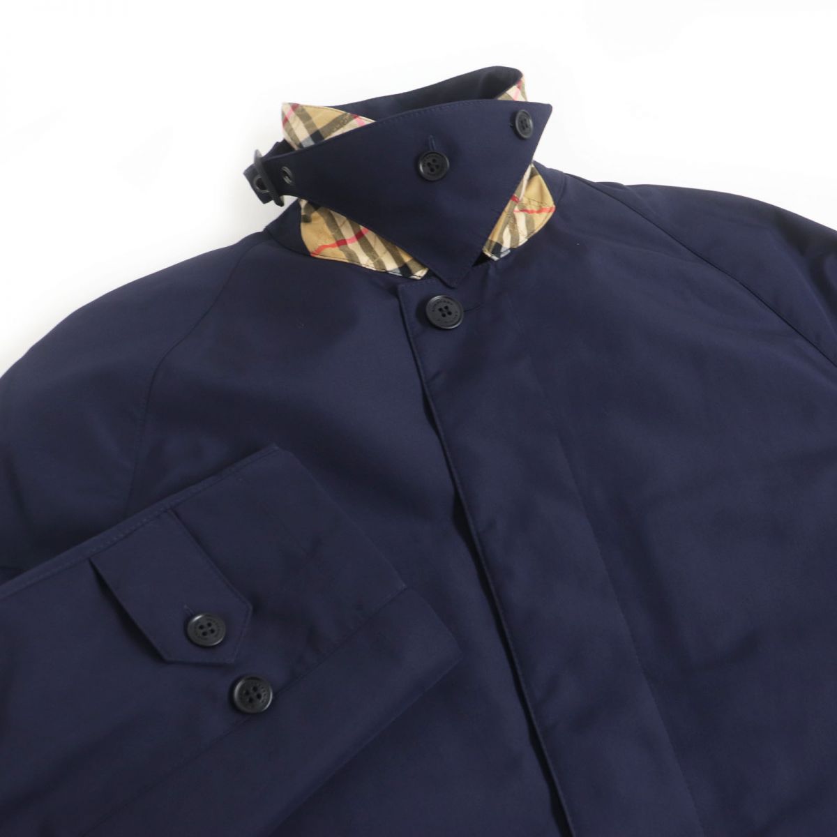 Burberry Baldachin Coat Navy Size 52