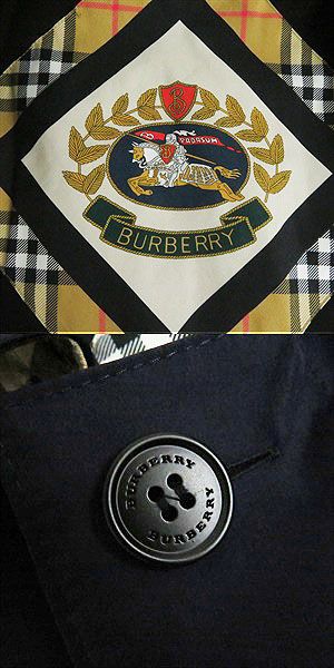 Burberry Baldachin Coat Navy Size 52