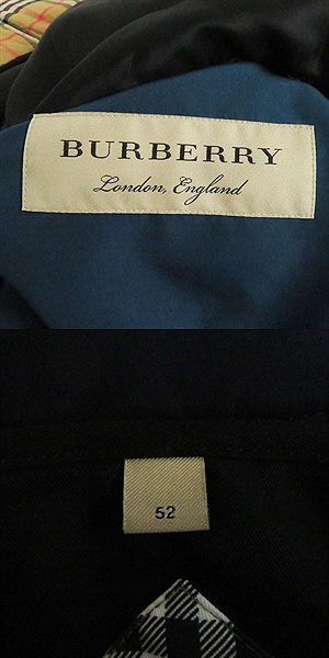 Burberry Baldachin Coat Navy Size 52