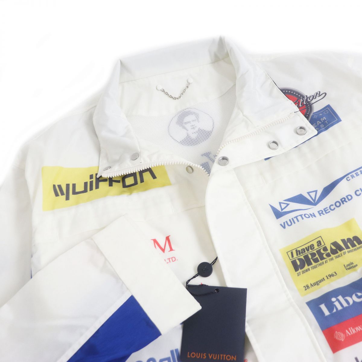 Louis Vuitton Multi-logo Nylon Windbreaker Jacket