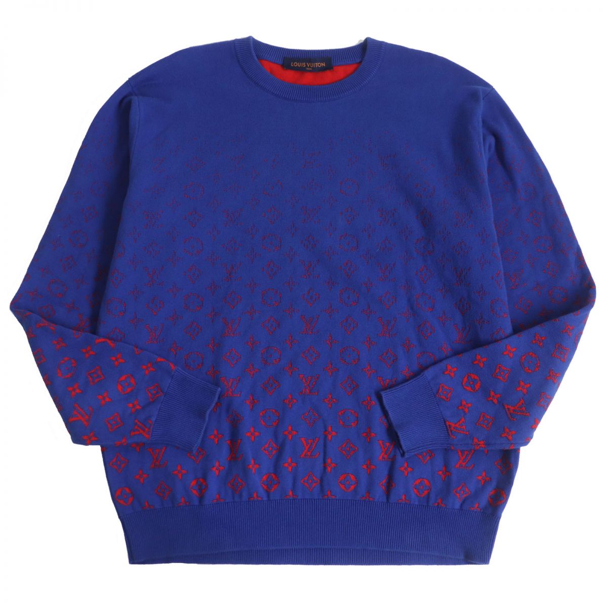 Louis Vuitton Monogram Gradient Cotton Sweater L