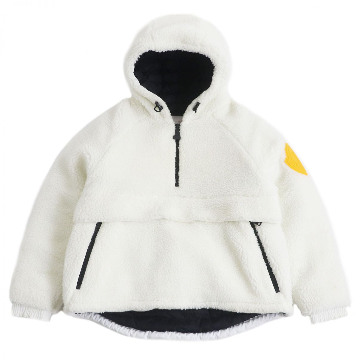 Moncler TRESTRIGNEL Logo Fleece Hooded Down Jacket