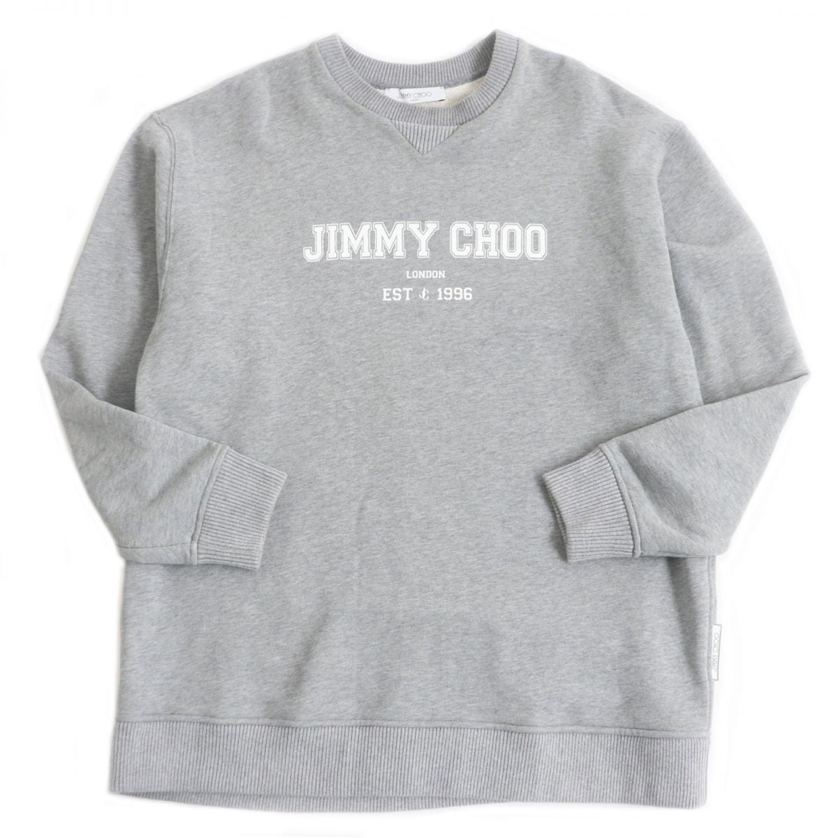 Jimmy Choo JC-COLLEGE Logo Sweatshirt Gray S