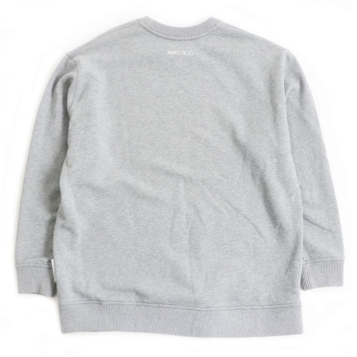 Jimmy Choo JC-COLLEGE Logo Sweatshirt Gray S