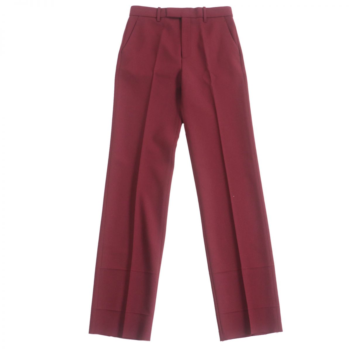 Gucci Cotton Slacks 36 Bordeaux