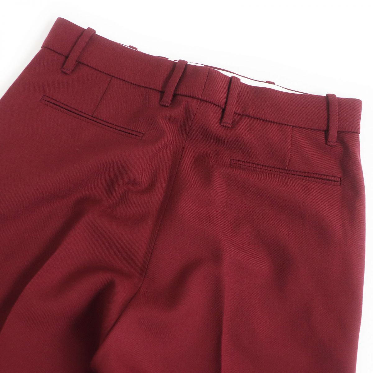 Gucci Cotton Slacks 36 Bordeaux