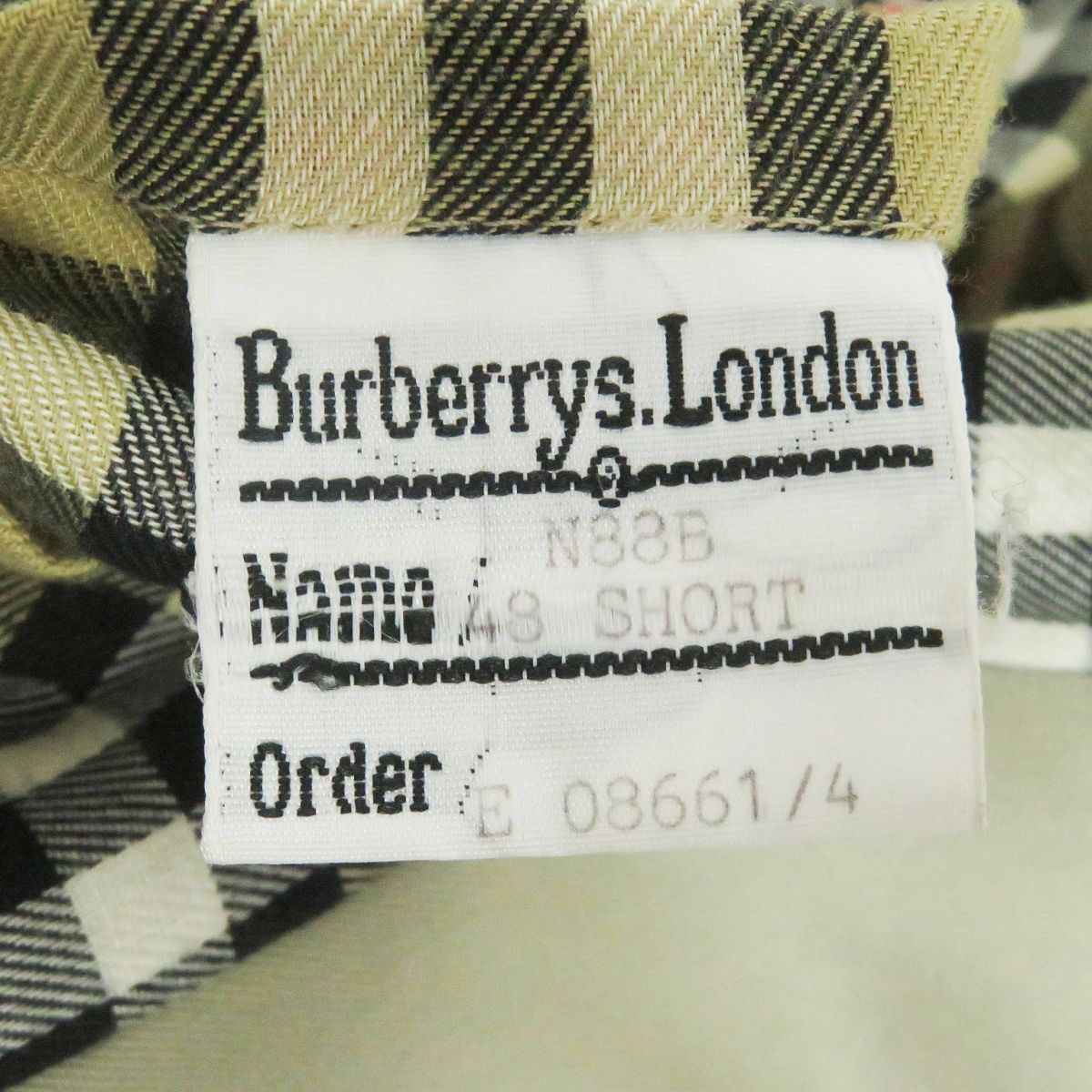 Burberry Vintage Nova Check Smock Coat Beige