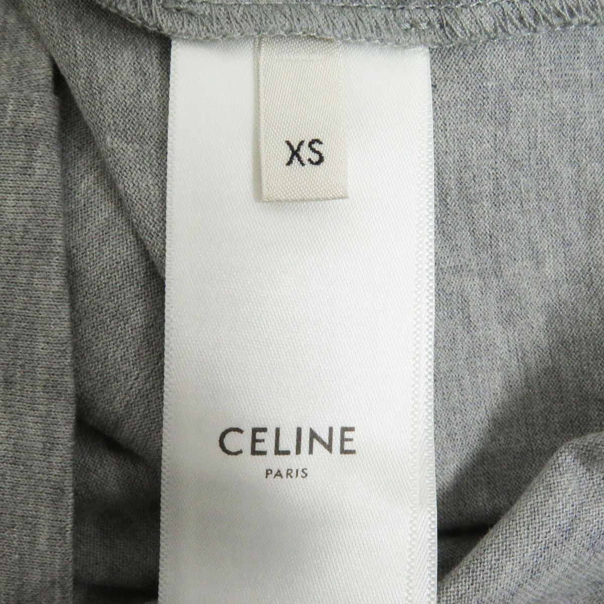 Celine Geometric Logo Cotton T-Shirt XS