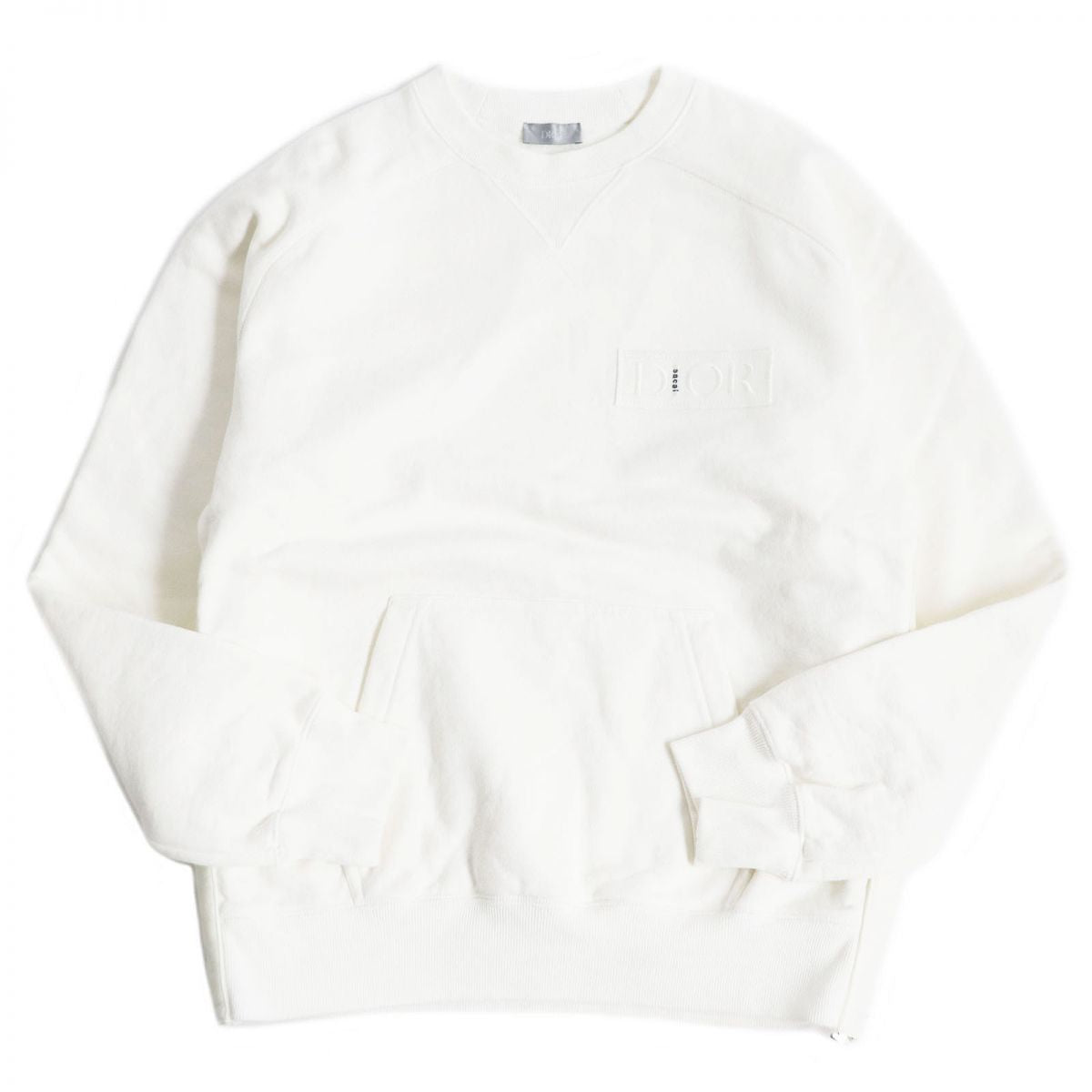 Dior Sacai Logo Patch Sweatshirt Ivory S