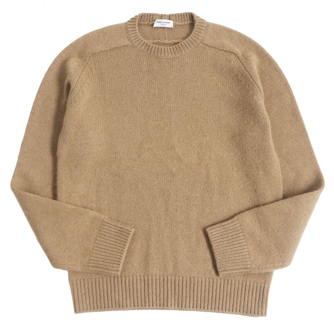 Saint Laurent Camel Knit Sweater XS