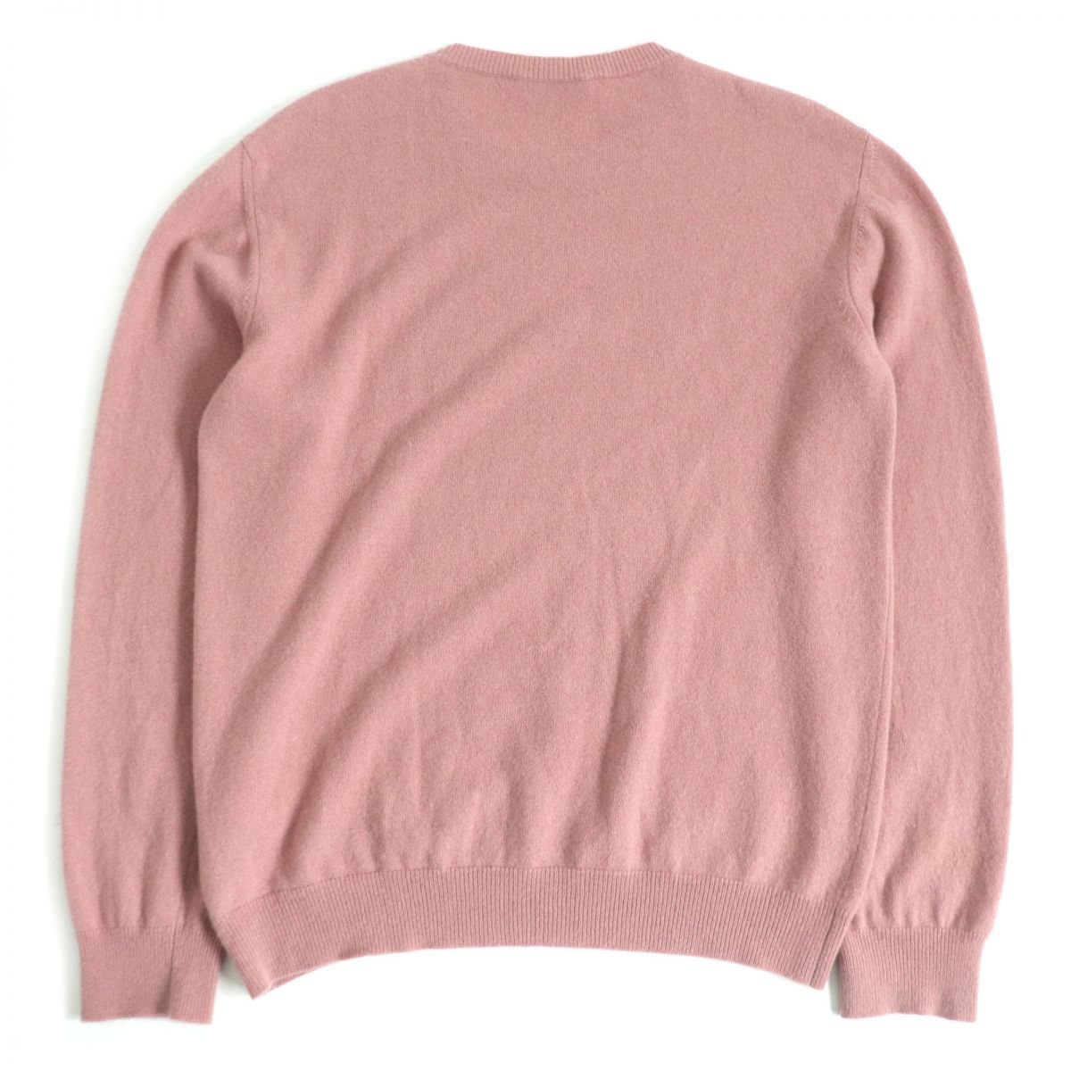 Valentino Wool Cashmere VLTN Logo Sweater Pink M