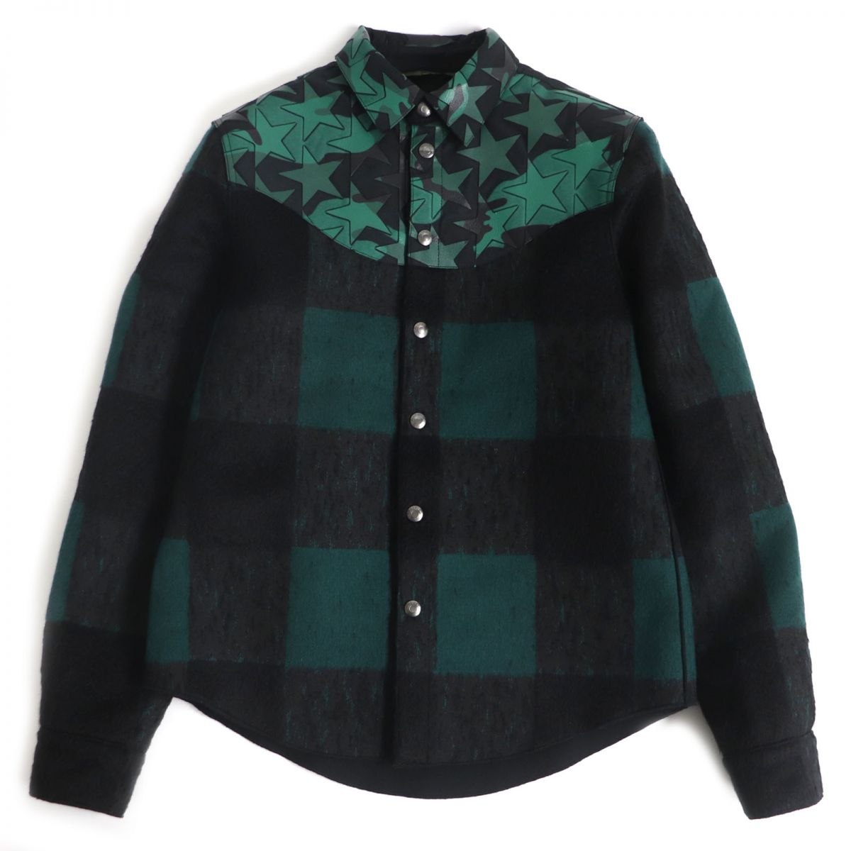 VALENTINO Star Patch Western Shirt Jacket