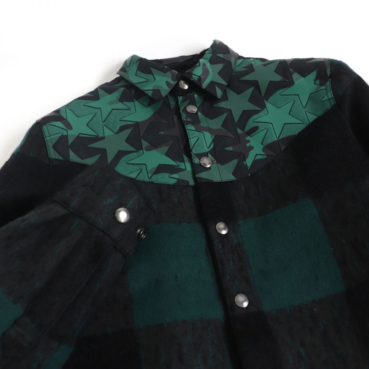 VALENTINO Star Patch Western Shirt Jacket