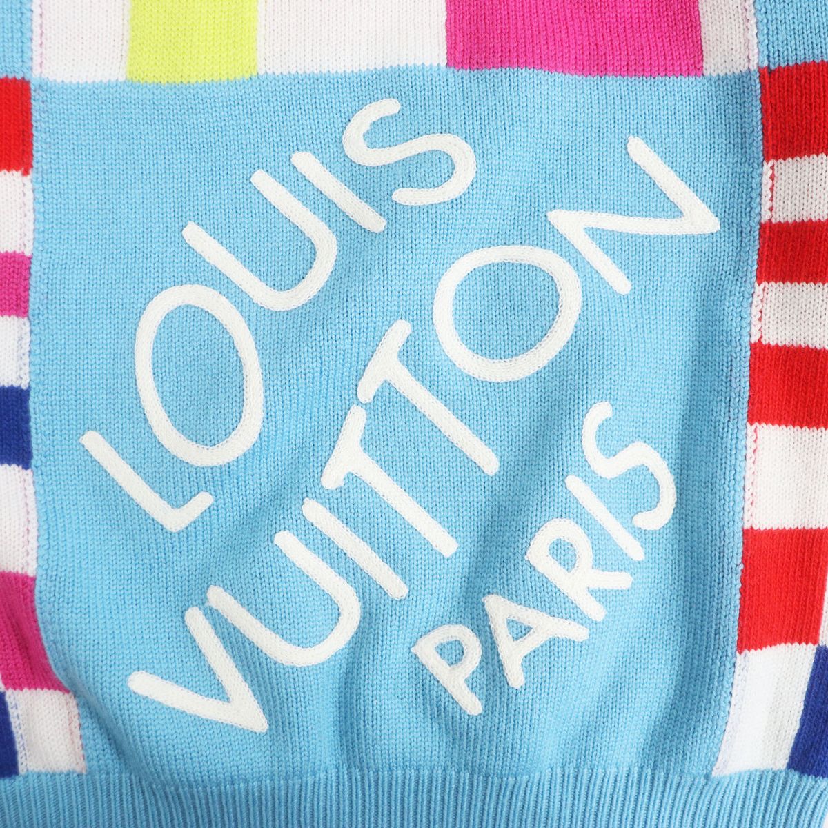 Louis Vuitton Wool Sweater Blue XS 1A8P48