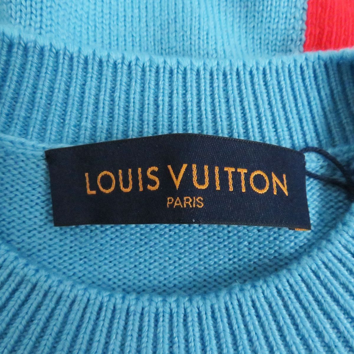 Louis Vuitton Wool Sweater Blue XS 1A8P48