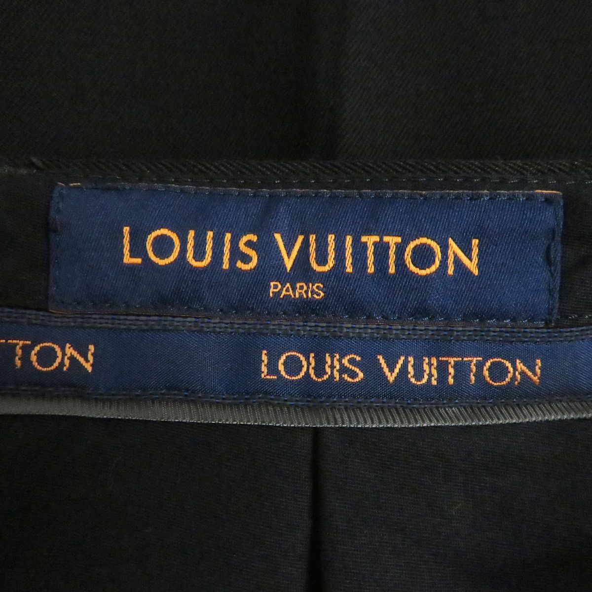 Louis Vuitton Wool Pants Black 44