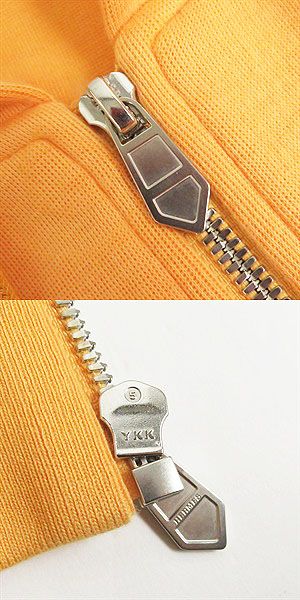 Hermes XXL Orange Embossed Zip Hoodie