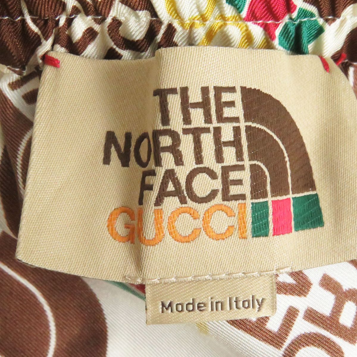 Gucci x The North Face Silk Logo Shorts Ivory 46