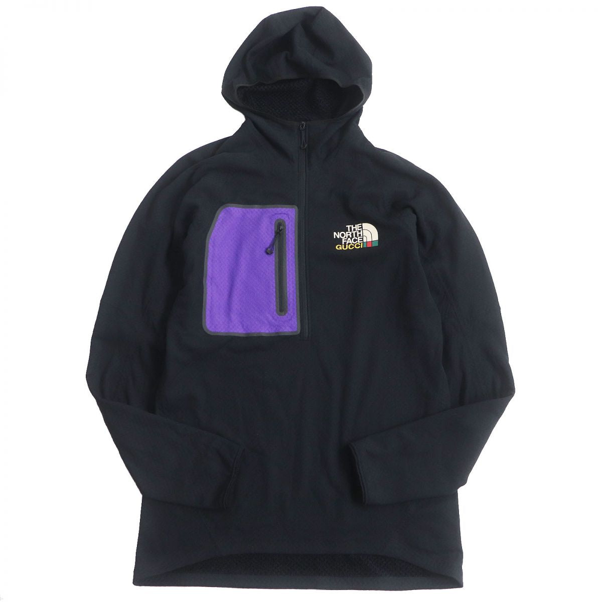 Gucci x The North Face Fleece Half-Zip Jacket Black S