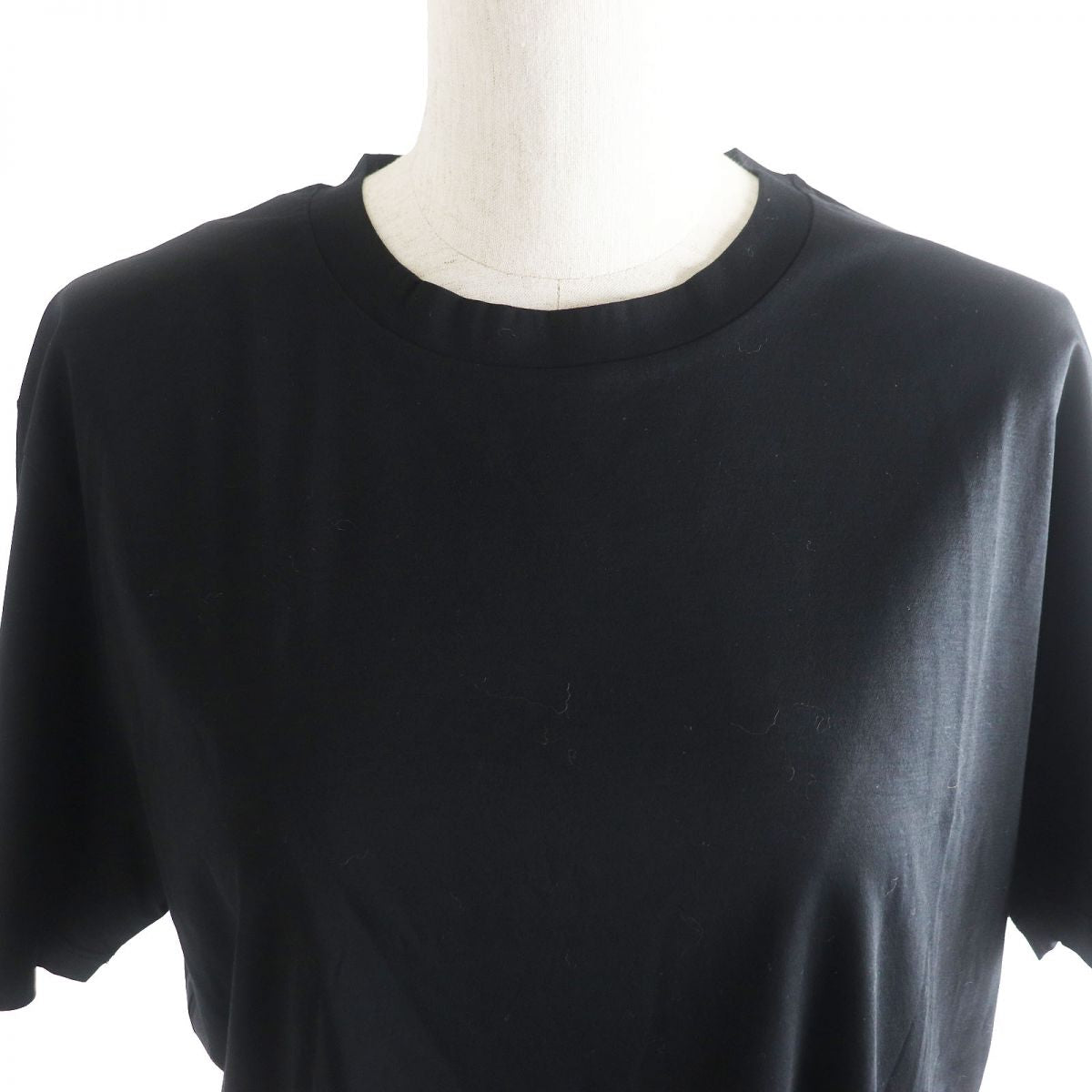 JIL SANDER Cotton Crew Neck T-Shirt Black M