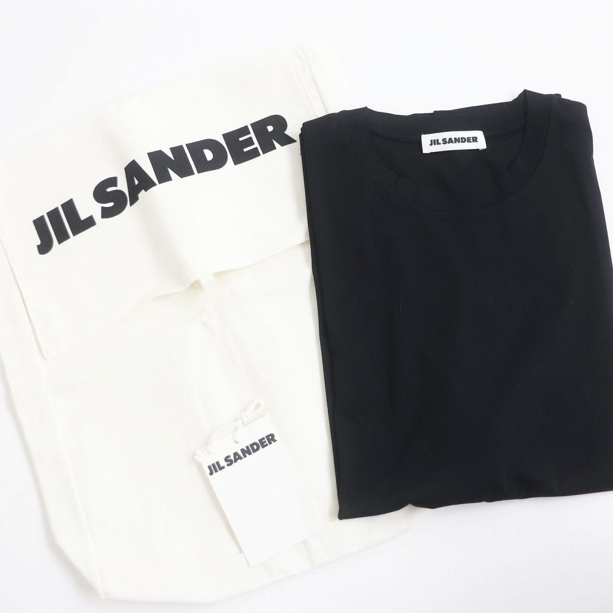 JIL SANDER Cotton Crew Neck T-Shirt Black M