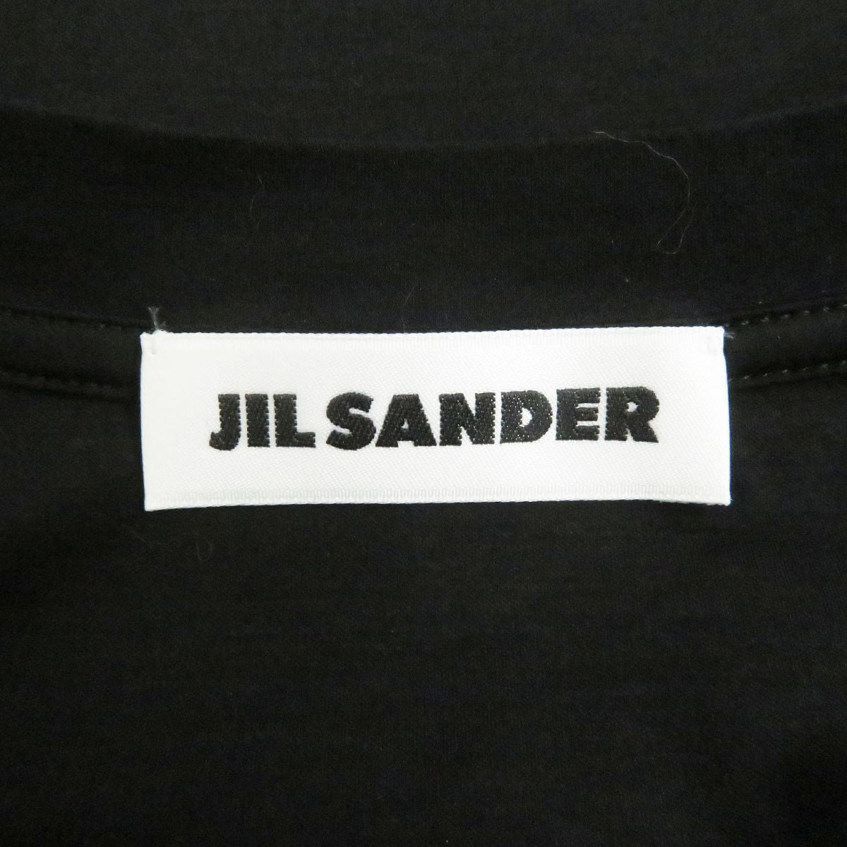 JIL SANDER Cotton Crew Neck T-Shirt Black M