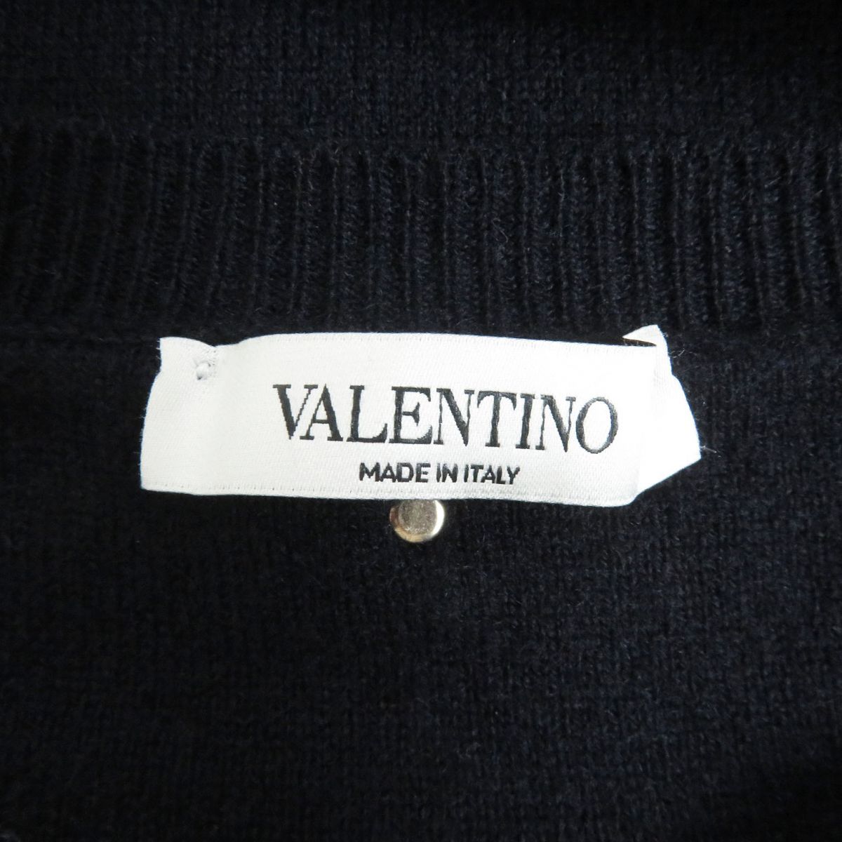 Valentino Camouflage Rockstud Cashmere Sweater M