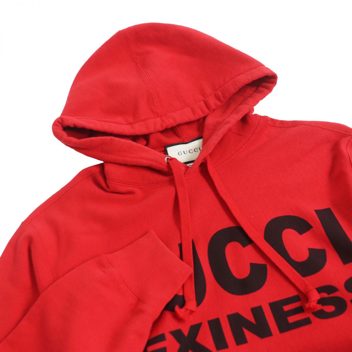 Gucci SEXYNESS 569828 Cotton Hoodie Red S