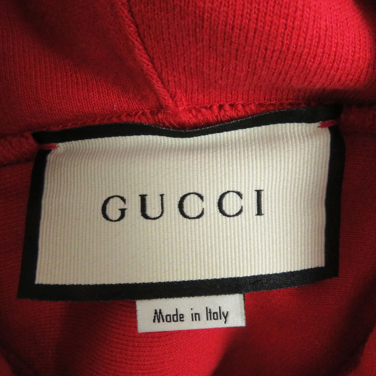 Gucci SEXYNESS 569828 Cotton Hoodie Red S