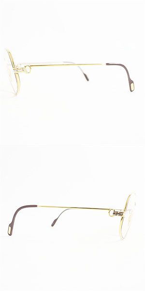 Cartier Maillon Panthere Teardrop Glasses Gold Bordeaux