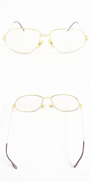 Cartier Maillon Panthere Teardrop Glasses Gold Bordeaux