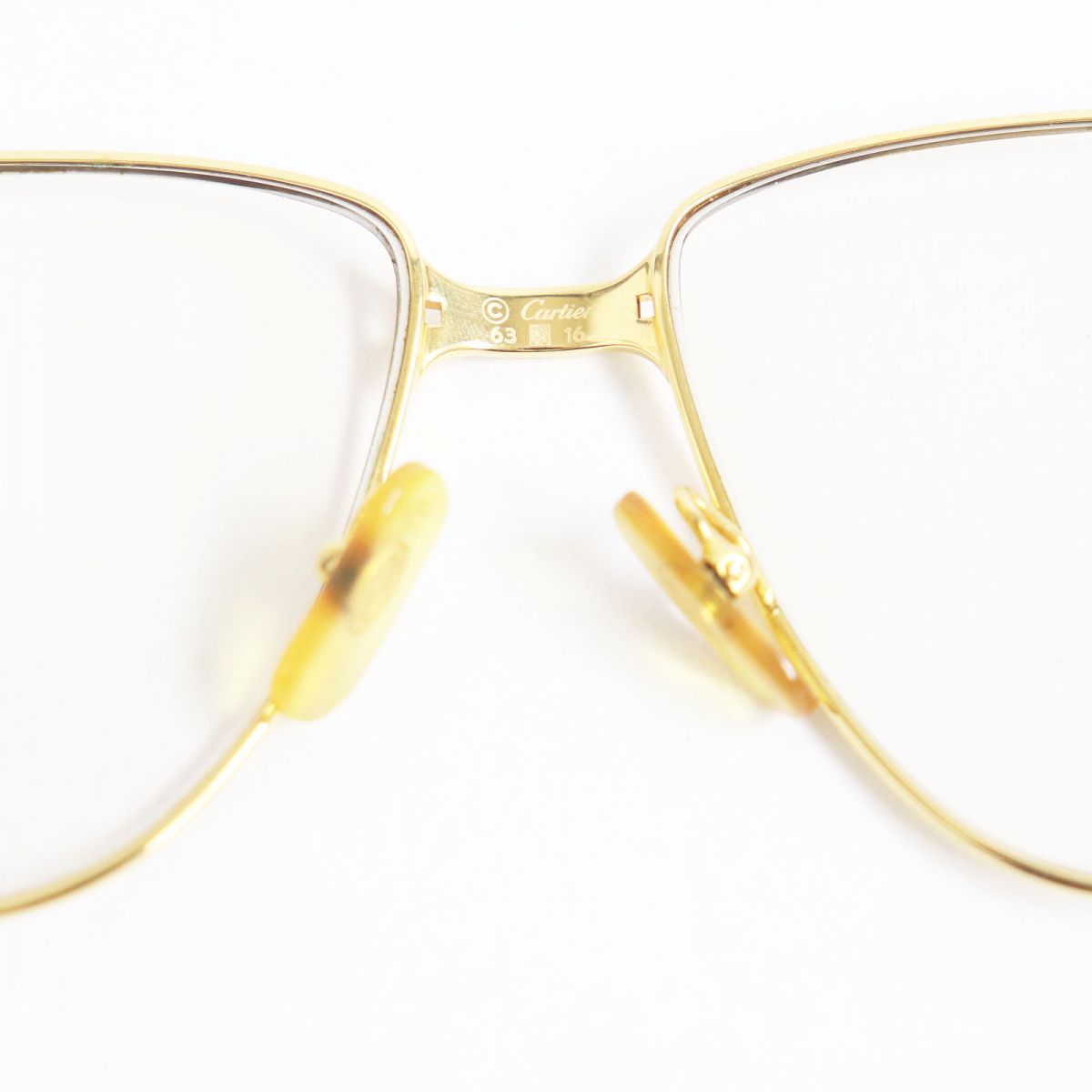 Cartier Maillon Panthere Teardrop Glasses Gold Bordeaux