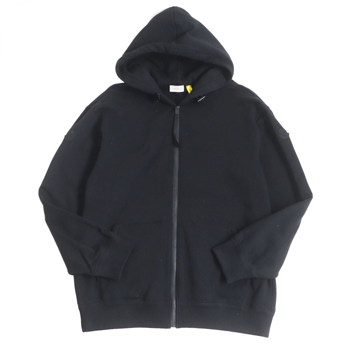 Moncler Black Zip Hoodie Back Print