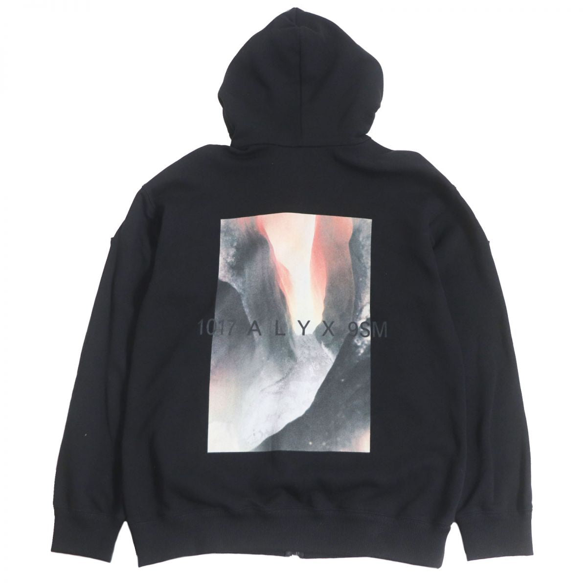 Moncler Black Zip Hoodie Back Print