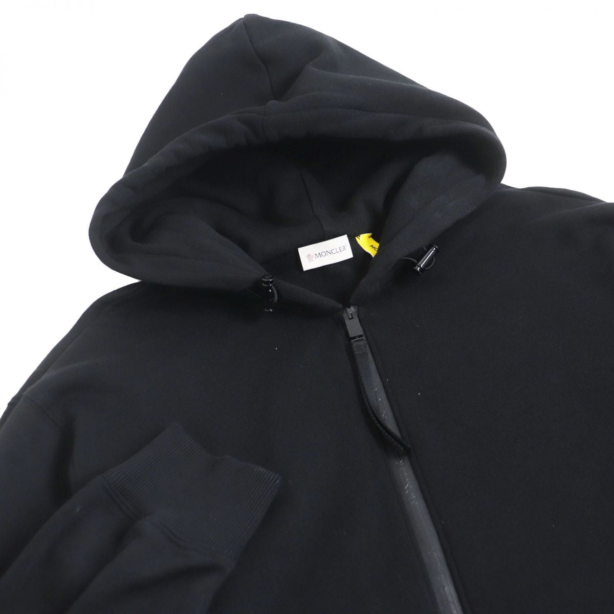 Moncler Black Zip Hoodie Back Print