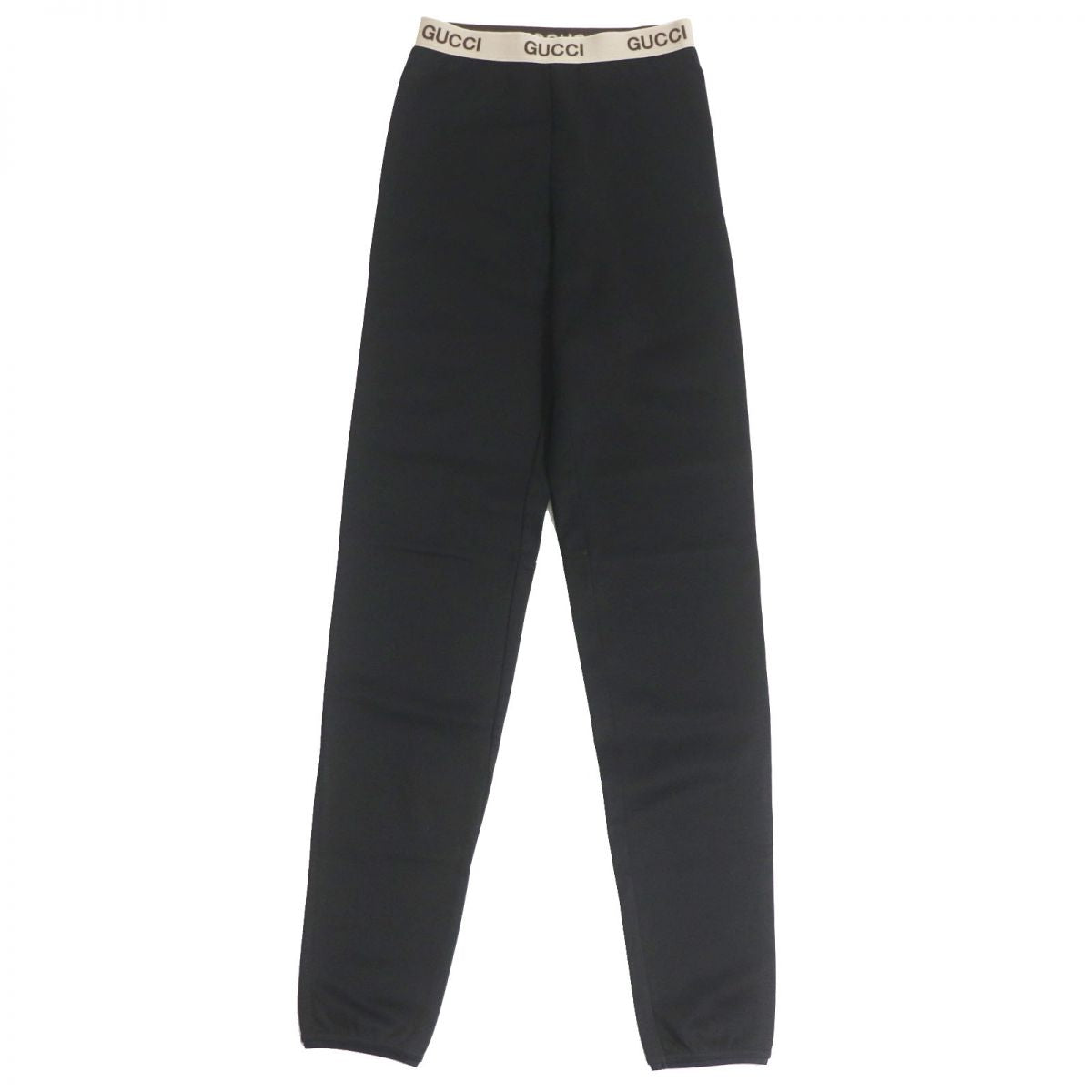 Gucci Ribbed Logo Leggings Black XS