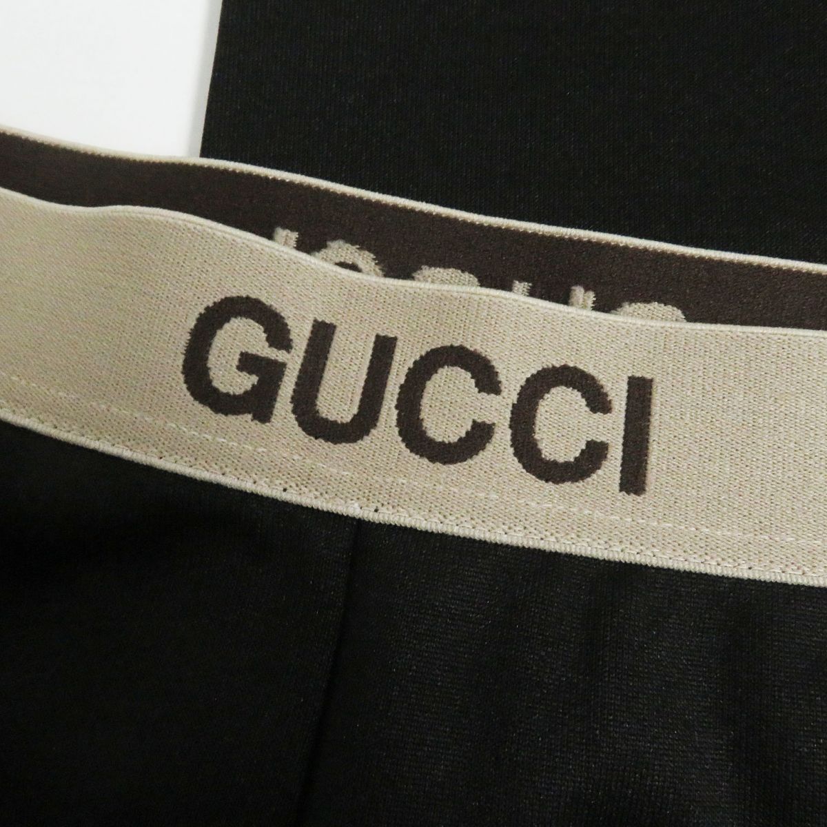 Gucci Ribbed Logo Leggings Black XS