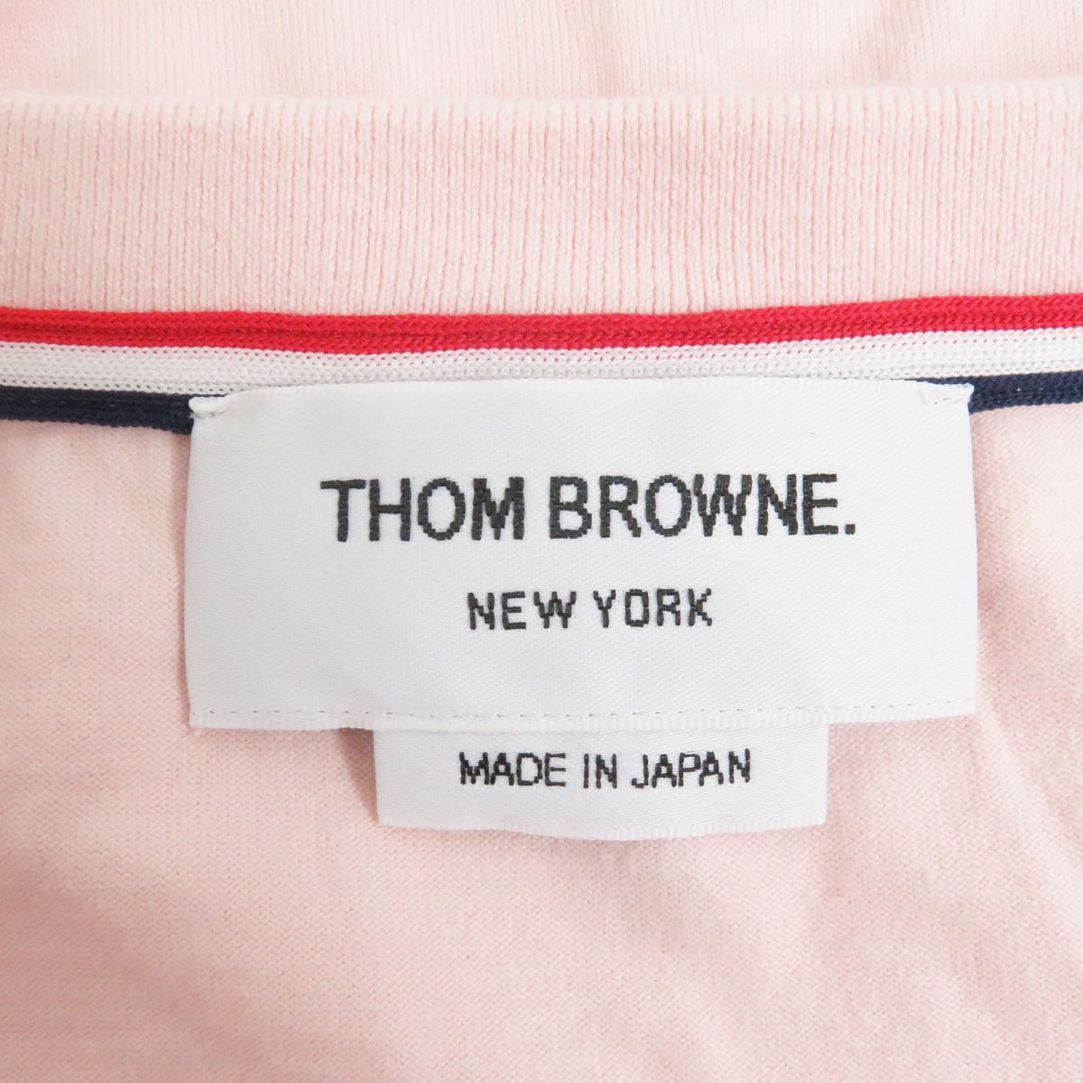 Thom Browne 4BAR Stripe Cotton T-Shirt