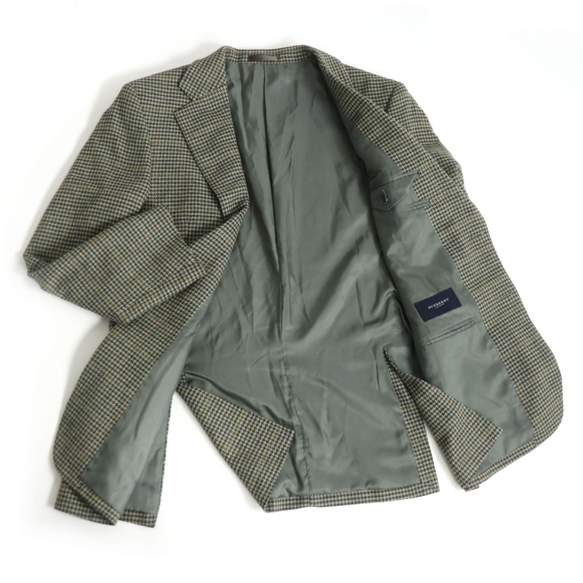 Burberry Cashmere Blend Tweed Jacket Beige