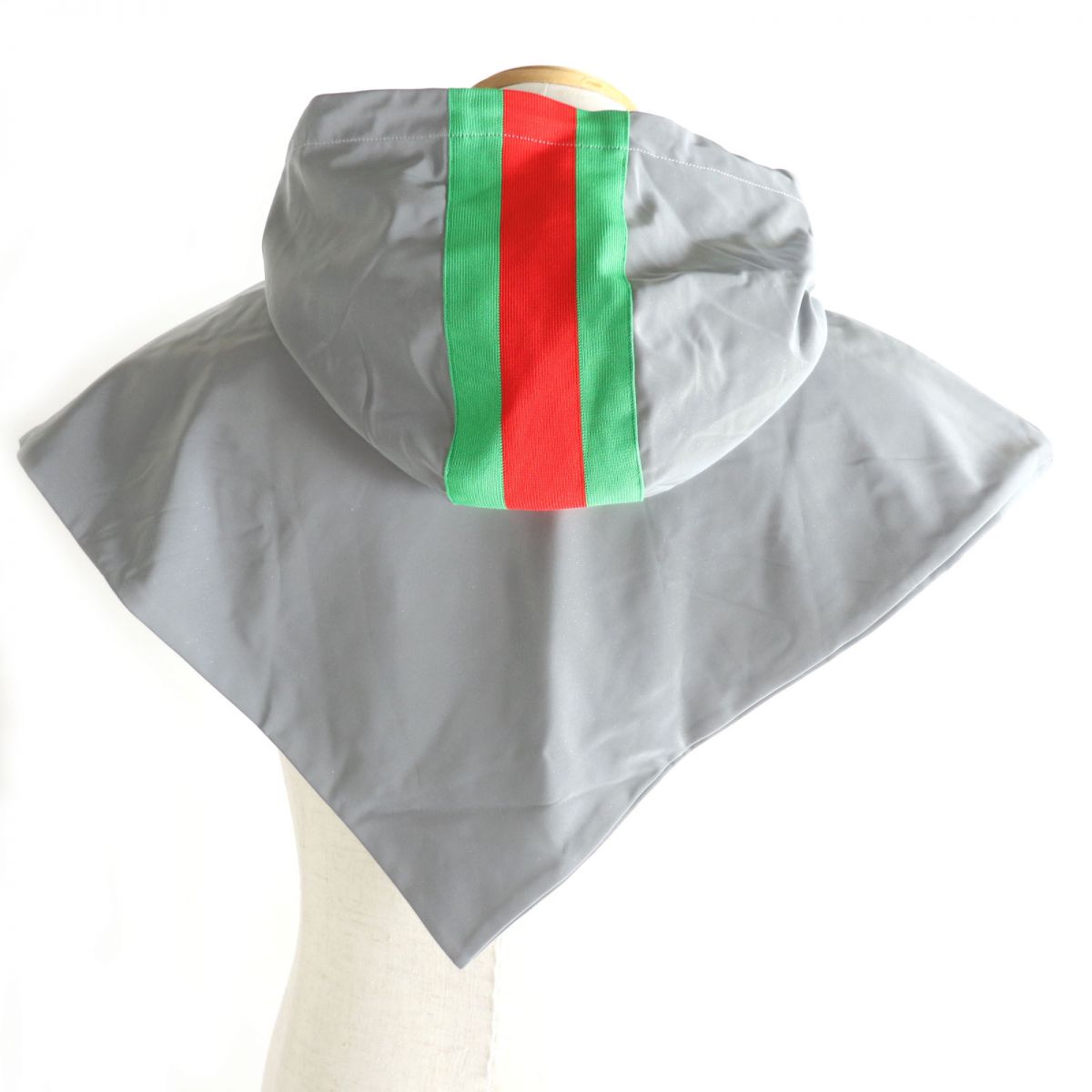 Gucci Web Line Reflective Hood Silver M Jacket