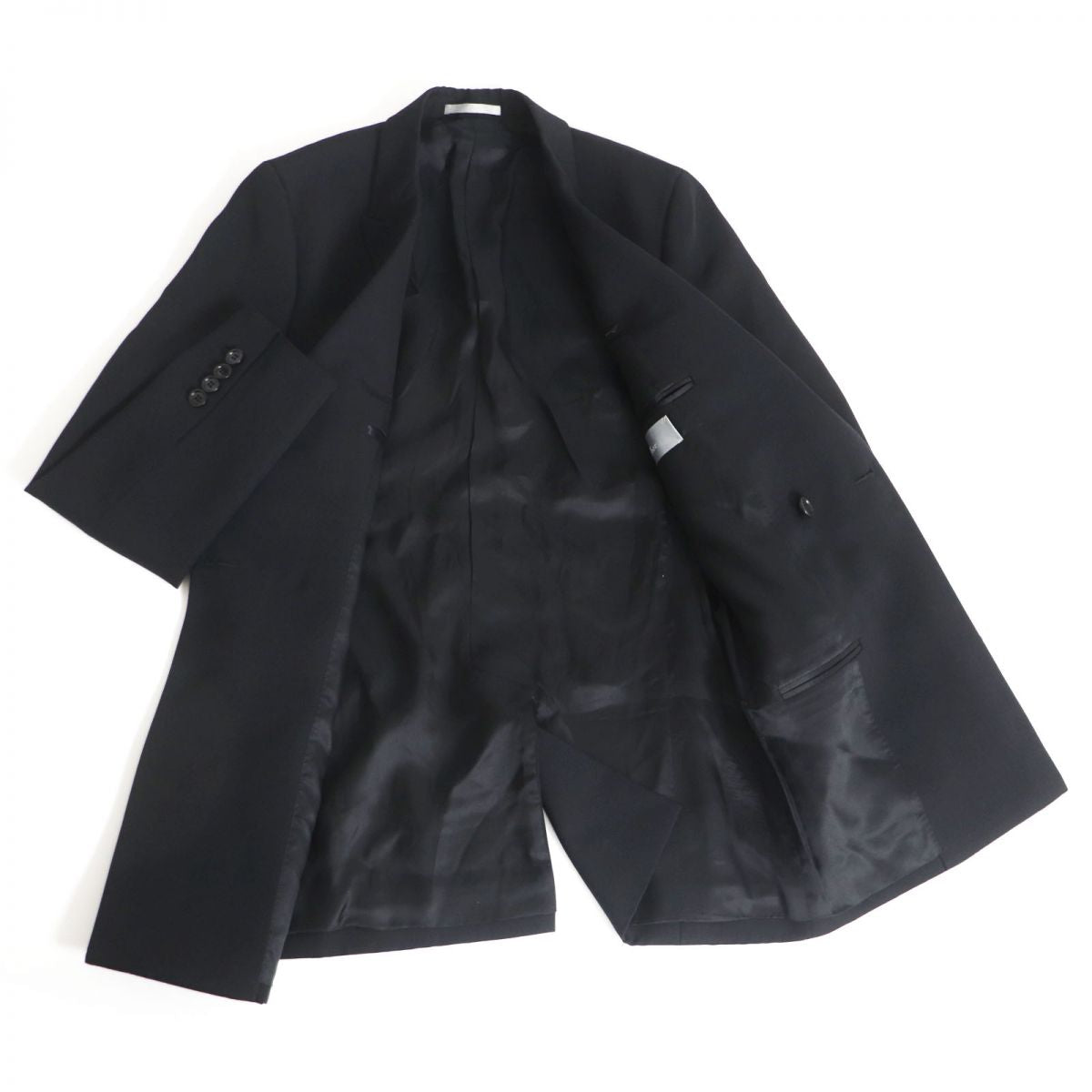 Dior Homme Double Breasted Wool Jacket Black 48